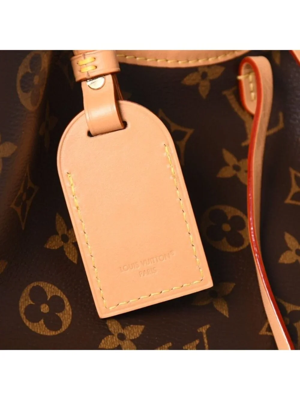 Louis Vuitton Carryall NM PM Bag Monogram Brown Leather Vachetta Gold